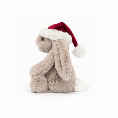 Jellycat Bashful Christmas Konijn | QC9613257